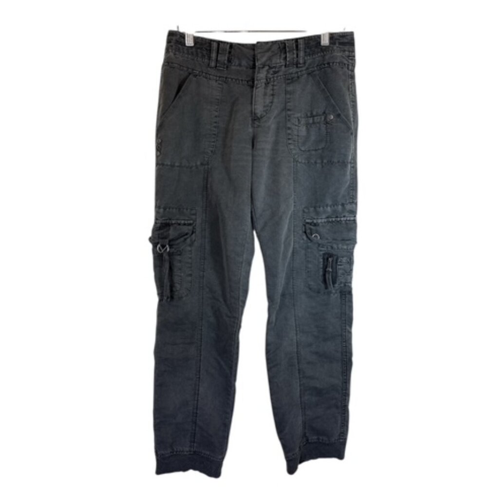 Marrakech Anthropologie Women’s Cargo Pants Size 27 Grey Goth Skater